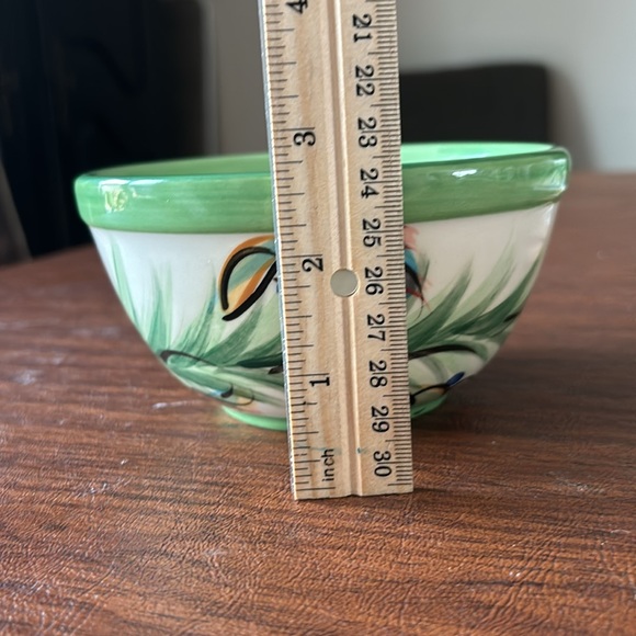 Vintage Gail Pittman 5” Serving Bowl Yuletide Pattern - Picture 6 of 6